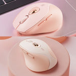 Inphic DR801 2.4G+Bluetooth 5.0/4.0 Kabellose Maus USB Tri-Mode Mute Wiederaufladbare Mädchen Büro Zuhause Gaming Maus