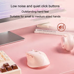 Inphic DR801 2.4G+Bluetooth 5.0/4.0 Kabellose Maus USB Tri-Mode Mute Wiederaufladbare Mädchen Büro Zuhause Gaming Maus