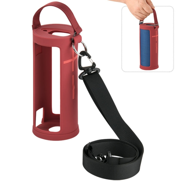 Für Ultimate Ears MEGABOOM 3 Lautsprecher Silikonhülle mit abnehmbarem Schultergurt