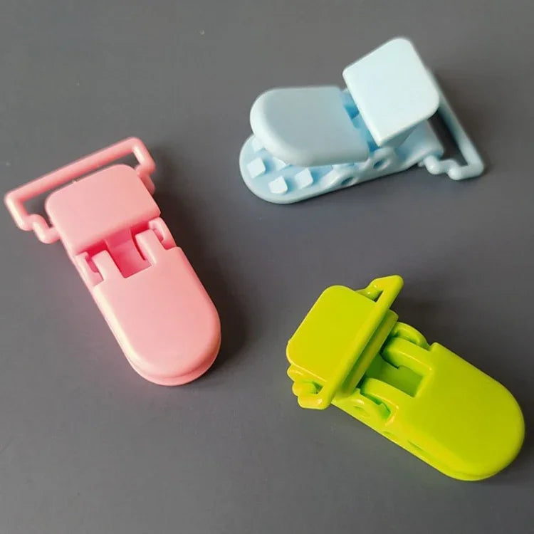 10 Stück Baby Schnuller Anti-Verlust-Kette Clips Cartoon Krokodilclips Schnullerhalter