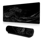 Big Wave Gaming Mauspad Rutschfeste Gummi-Schreibtischunterlage, 300x600x2mm, 300x700x3mm, 300x800x2mm, 300x800x3mm, 400x900x2mm, 400x900x3mm