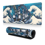 Big Wave Gaming Mauspad Rutschfeste Gummi-Schreibtischunterlage, 300x600x2mm, 300x700x3mm, 300x800x2mm, 300x800x3mm, 400x900x2mm, 400x900x3mm