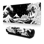 Big Wave Gaming Mauspad Rutschfeste Gummi-Schreibtischunterlage, 300x600x2mm, 300x700x3mm, 300x800x2mm, 300x800x3mm, 400x900x2mm, 400x900x3mm