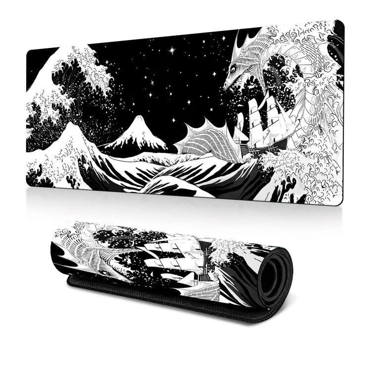 Big Wave Gaming Mauspad Rutschfeste Gummi-Schreibtischunterlage, 300x600x2mm, 300x700x3mm, 300x800x2mm, 300x800x3mm, 400x900x2mm, 400x900x3mm