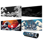Big Wave Gaming Mauspad Rutschfeste Gummi-Schreibtischunterlage, 300x600x2mm, 300x700x3mm, 300x800x2mm, 300x800x3mm, 400x900x2mm, 400x900x3mm