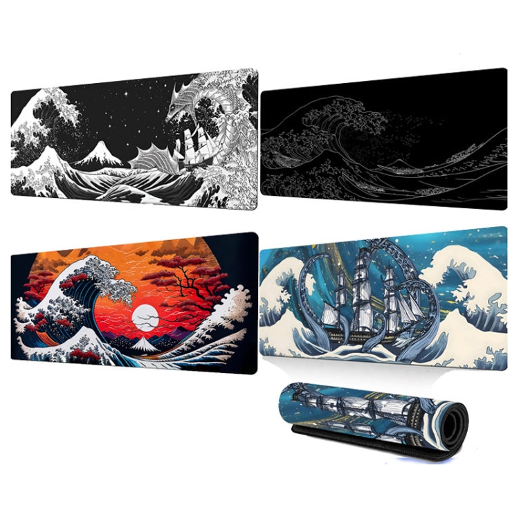 Big Wave Gaming Mauspad Rutschfeste Gummi-Schreibtischunterlage, 300x600x2mm, 300x700x3mm, 300x800x2mm, 300x800x3mm, 400x900x2mm, 400x900x3mm