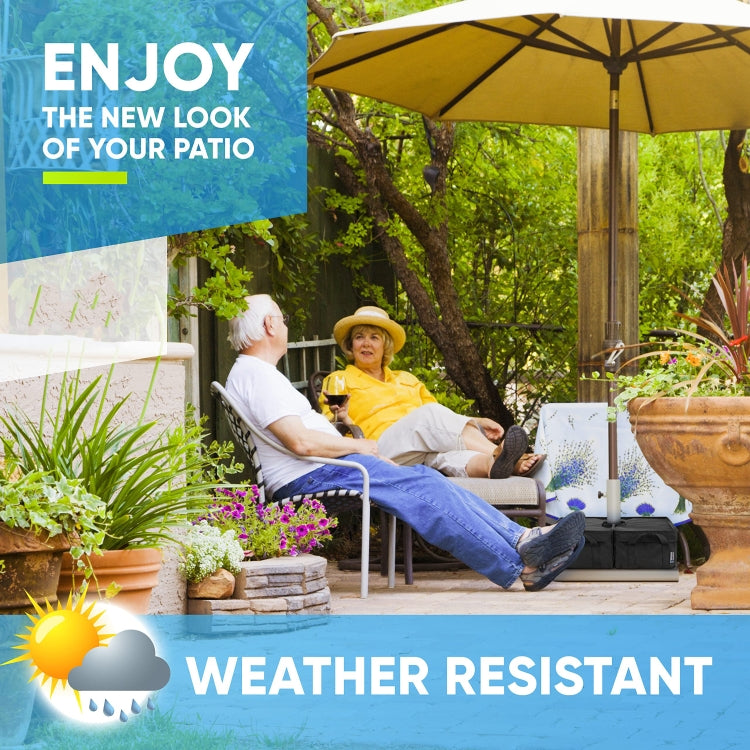 Sonnenschirm fester Sandsack Oxford-Gewebe wasserdichte Abdeckung, geteilt quadratisch