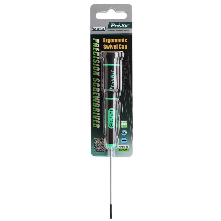 ProsKit SD-081-S7 Schlitz-Präzisionsschraubendreher (3,0 x 100mm) für tägliche Elektronikreparaturen