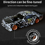 1:43 Mini-4WD-Drift-Auto mit Fernbedienung, 4301 Schwarzer Mustang, 4302 Blauer M3, 4303 Oranger 911, 4304 Silberner GTR, 4301G Schwarzer Mustang mit Gyroskop, 4302G Blauer M3 mit Gyroskop, 4303G Oranger 911 mit Gyroskop ...