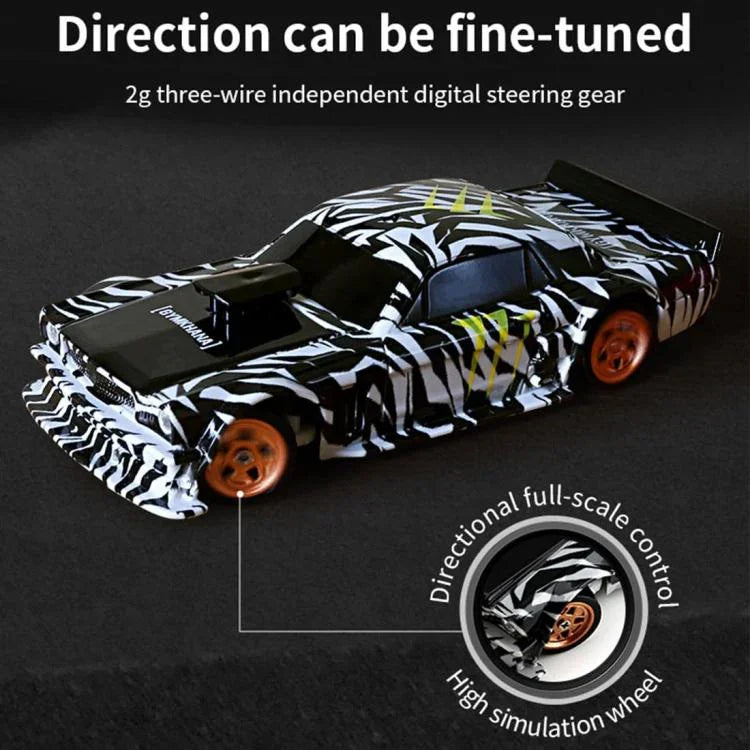 1:43 Mini-4WD-Drift-Auto mit Fernbedienung, 4301 Schwarzer Mustang, 4302 Blauer M3, 4303 Oranger 911, 4304 Silberner GTR, 4301G Schwarzer Mustang mit Gyroskop, 4302G Blauer M3 mit Gyroskop, 4303G Oranger 911 mit Gyroskop ...