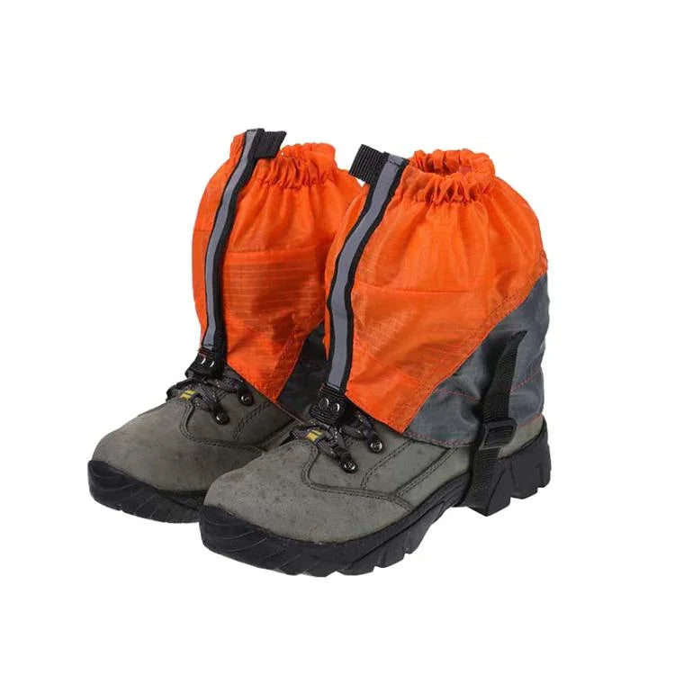 AOTU AT8917 1 Paar mit Reflexstreifen Outdoor Bergsteigen Wandern Schneefeste Fußbekleidung Wüstensichere Sanddichte Überschuhe