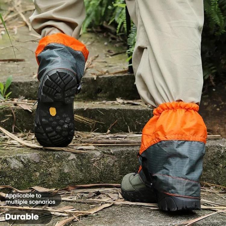 AOTU AT8917 1 Paar mit Reflexstreifen Outdoor Bergsteigen Wandern Schneefeste Fußbekleidung Wüstensichere Sanddichte Überschuhe