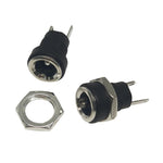 30 Stück Elektronische Geräte DC Buchsenstromanschluss mit Mutter, DC5.5x2.1MM, DC5.5x2.1MM Vollkupfer, DC5.5x2.5MM, DC3.5x1.3MM