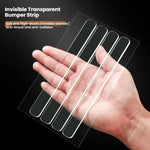 5 Blatt/Packung Transparenter unsichtbarer Antikollisionsstreifen, selbstklebende Pads für Schranktischecken, 35 x 10 mm, 63 x 10 mm, 150 x 15 mm
