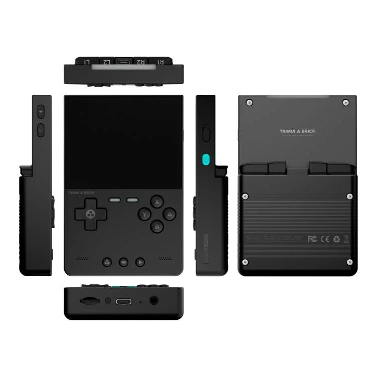 TRIMUI BRICK Open Source Pocket Console – Tragbare, kabellose Bluetooth-HD-Retro-Arcade-Konsole, Standardversion ohne Karte, 64 GB, 128 GB, 256 GB