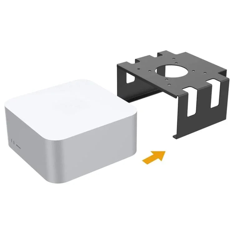 Metallhalterung für Mac Studio, unter dem Schreibtisch, Kühlaufbewahrung, Wandhalterung