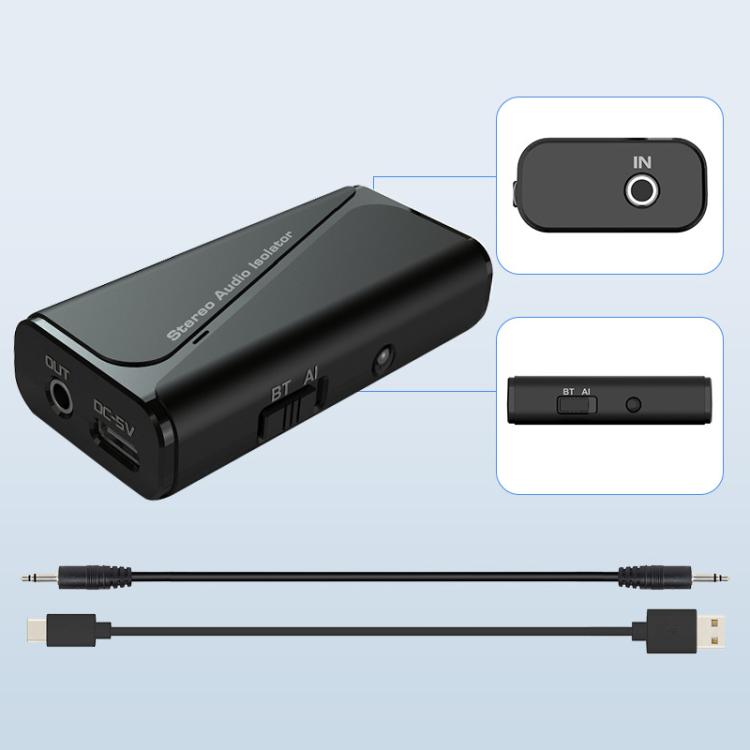 Bluetooth 5.4 Audio Gemeinsame Masse Isolator Empfänger Anti-Interferenz Geräuschreduzierung, M29