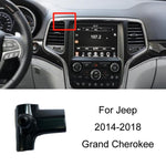 For Jeep Left Driving Car Special Mobile Phone Navigation Bracket Base, 11-18 Wrangler, 14-17 Cherokee, 14-18 Grand Cherokee, 16-21 Renegade, 17-20 Compass Not For Screen Modification, 18-22 Grand Commander, 19-22 Wrangler, 21 Compass