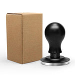 Coffee Constant Pressure Powder Press Adjustable Impact Hammer, Black Flat Bottom, Black Flat Bottom+Round Base, Black Thread, Black Thread+Round Base