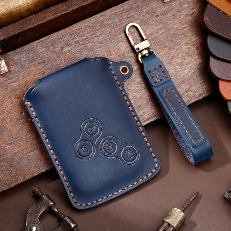 Hallmo For Renault Car Key Protective Cover Key Storage Bag, C185 Blue, C185 Brown, C185 Black, C199 Brown, C199 Blue, C199 Black