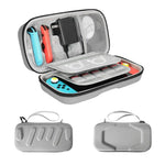 Aufbewahrungstasche für Nintendo Switch / Switch OLED, tragbare Hartschalen-Handtasche, Version mit US-Stecker, Version mit EU-Stecker