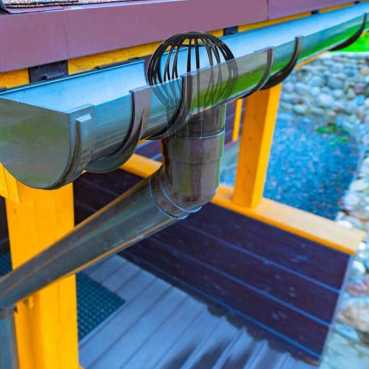 Entwässerungssystem Gartenfilter-Abdeckung Traufen Leckrohr-Reinigungs-Trichter Schutzabdeckung, kugelförmig, vertikal