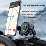Car Dashboard Sun Visor Phone Mount Holder Center Console Navigation Bracket