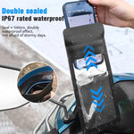 Fahrrad Wasserdichte Handytasche Halterung 360 Grad Drehung Motorrad Fahrrad Handyhalter, Lenker Modell, Rückspiegel Modell