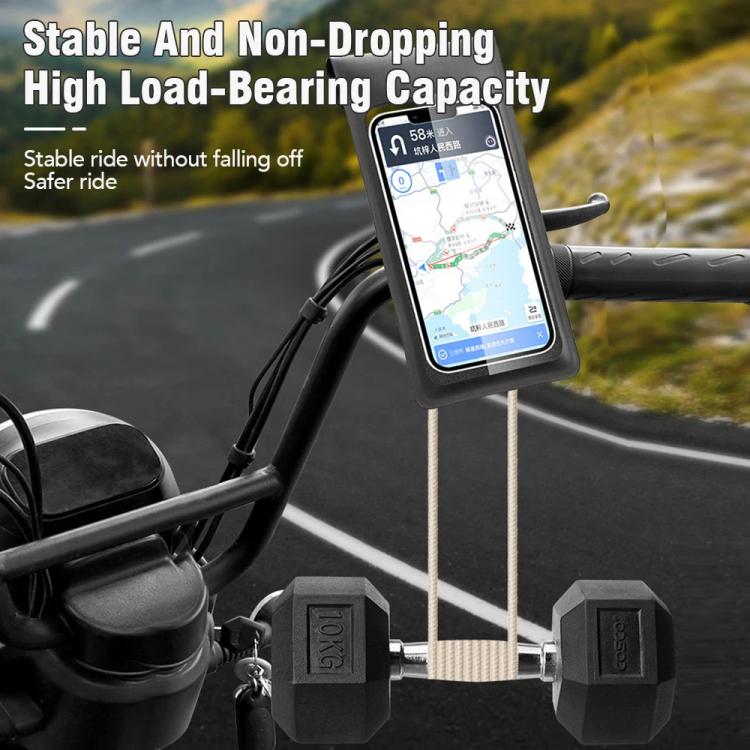 Fahrrad Wasserdichte Handytasche Halterung 360 Grad Drehung Motorrad Fahrrad Handyhalter, Lenker Modell, Rückspiegel Modell