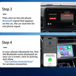 Original Carplay kabelgebunden zu kabellos Box Adapter Auto Connect Android Box, MINI SE X1AIR Schwarz, MINI SE X2AIR Schwarz