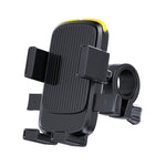 Fahrrad und Motorrad Handyhalter mit Versteiftem Silikonband, Lenker, Rückspiegel