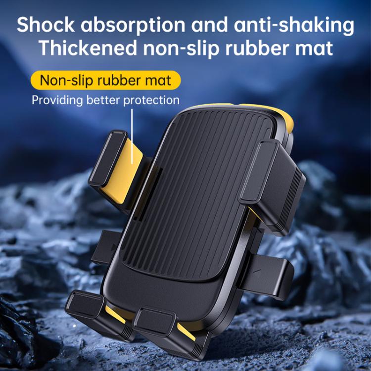 Fahrrad und Motorrad Handyhalter mit Versteiftem Silikonband, Lenker, Rückspiegel