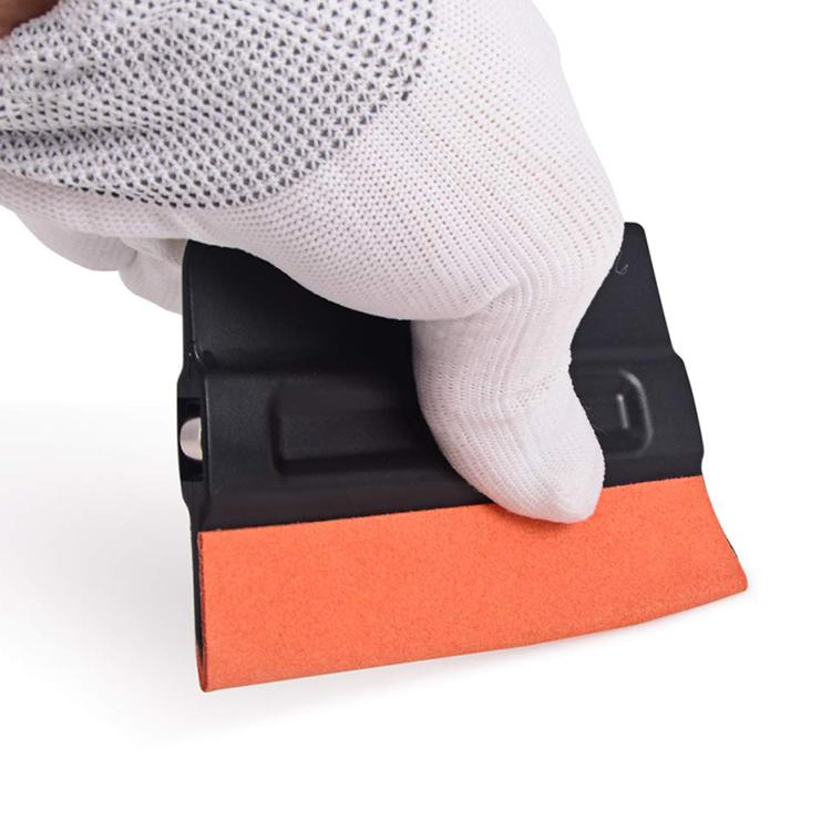 Car Film Scraper Imitation Buckskin Scraper With Magnetic Attraction, Hard ABS, Moderate PP