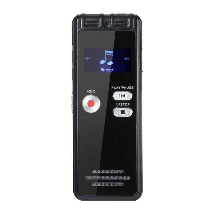 SK6 0,8-Zoll LED-Bildschirm Interview-Rekorder USB-aufladbarer MP3-Player, ohne Speicher, 32GB