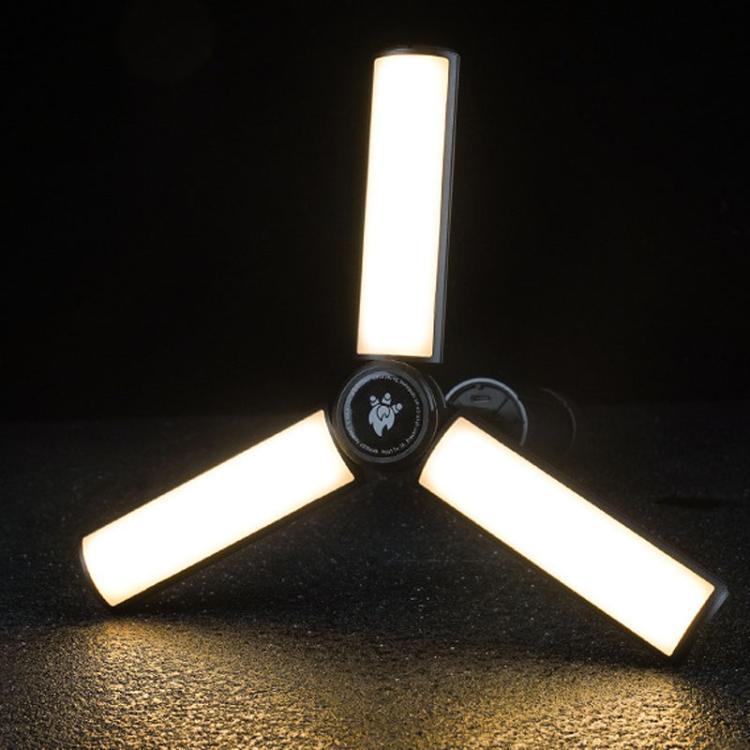 Einziehbare Campinglaterne Wiederaufladbare Taschenlampe 25,2-51,8 cm Höhenverstellbar