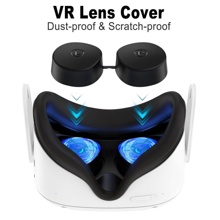 Für Meta Quest 3S / Quest 2 VR-Linsen-Schutzhülle aus TPU
