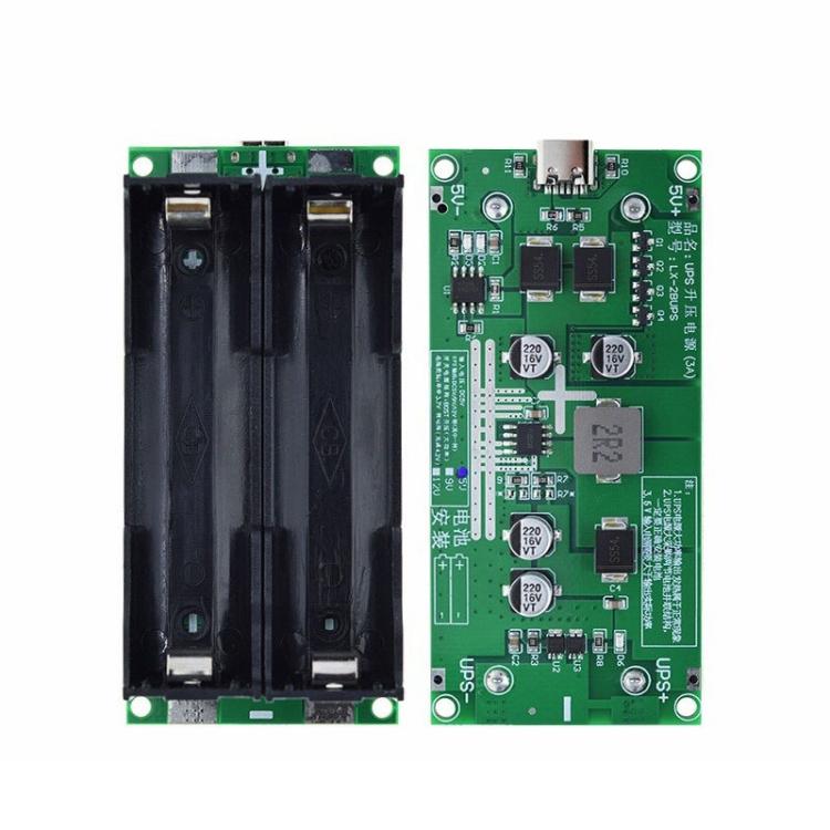 15W 3A Hochleistungs-UPS18650 Lithium-Batterie Boost-Lademodul, 5V, 9V, 12V