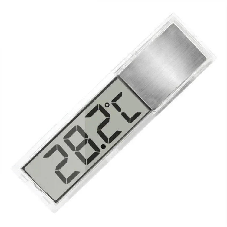 LK-50 Digitales drahtloses Aquarium-Thermometer Externes LCD transparentes elektronisches Wassertemperaturmessgerät