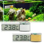 LK-50 Digitales drahtloses Aquarium-Thermometer Externes LCD transparentes elektronisches Wassertemperaturmessgerät