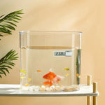 LK-50 Digitales drahtloses Aquarium-Thermometer Externes LCD transparentes elektronisches Wassertemperaturmessgerät