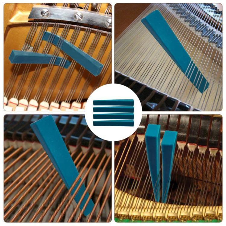 Klavierstimmset mit Stimmband, Stimmstockschlüssel und Zubehör für Musikinstrumente, 8-teilig/Set, Schwarz, 8-teilig/Set, Blau, 6-teilig/Set