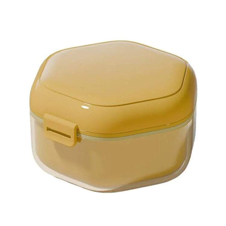 Unsichtbare Zahnspange Box Kieferorthopädischer Retainer Organizer Tragbare Zahnspangen-Aufbewahrungsbox