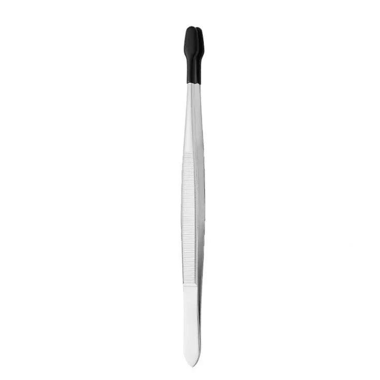 Wimpernzange mit Stempelclip, Edelstahl, 6-teilig/Set, 5-teilig/Set, 4-teilig/Set, 3-teilig/Set, 2-teilig/Set, Doppelwinkelkopf, Einzelwinkelkopf, Spitzenkopf, kleiner Flachkopf, kleiner Neigungskopf, großer Flachkopf