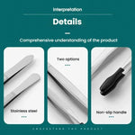 Wimpernzange mit Stempelclip, Edelstahl, 6-teilig/Set, 5-teilig/Set, 4-teilig/Set, 3-teilig/Set, 2-teilig/Set, Doppelwinkelkopf, Einzelwinkelkopf, Spitzenkopf, kleiner Flachkopf, kleiner Neigungskopf, großer Flachkopf