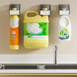2 Stück / Packung Wandmontierter Duschgel- und Shampoohalter mit verstellbarem Lochabstand