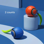 Intelligenter, selbstrollender Ball, interaktives Katzenspielzeug, USB-aufladbar, zwei Geschwindigkeitsstufen, TUTU Orange, TUTU Blau
