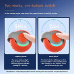 Intelligenter, selbstrollender Ball, interaktives Katzenspielzeug, USB-aufladbar, zwei Geschwindigkeitsstufen, TUTU Orange, TUTU Blau