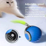 Intelligenter, selbstrollender Ball, interaktives Katzenspielzeug, USB-aufladbar, zwei Geschwindigkeitsstufen, TUTU Orange, TUTU Blau