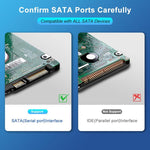 SATA3.0 mit Aluminiumfolie Abschirmung geflochtenes Kabelgehäuse Computer Festplatten-Stromkabel, 0,5m