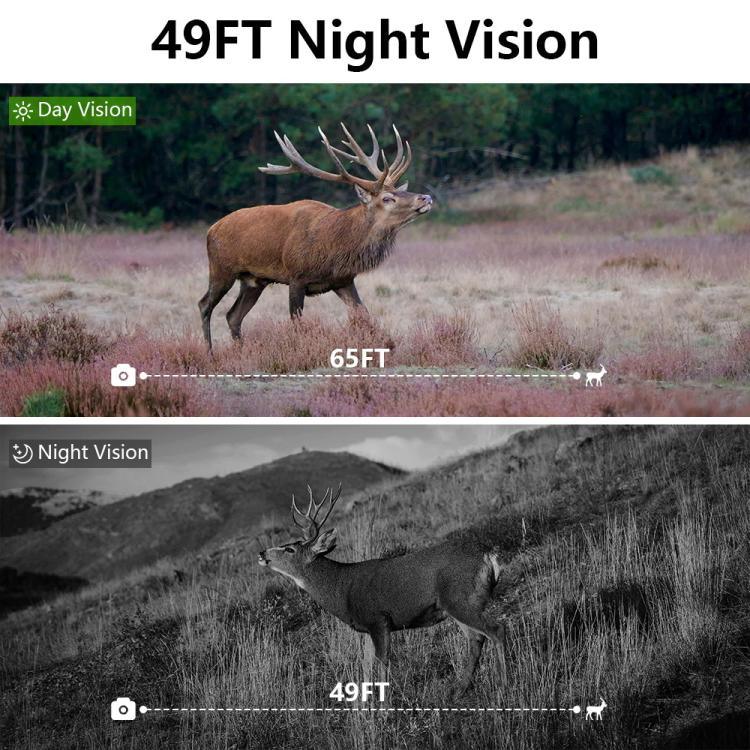 Ultra-scharfe 8K Video 60MP Foto Wifi Jagdkamera, PR803W